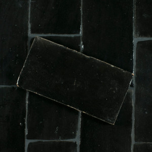 Schwarz - Bodenfliese Platta