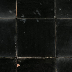Schwarz - Bodenfliese Platta