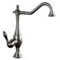 Gaspar - Retro Waschbecken Wasserhahn in Silber 