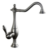 Gaspar - Retro Waschbecken Wasserhahn in Silber