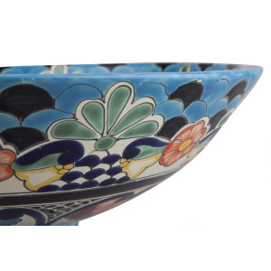 La Reina - Handgefertigtes Talavera Waschbecken