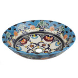 La Reina - Handgefertigtes Talavera Waschbecken