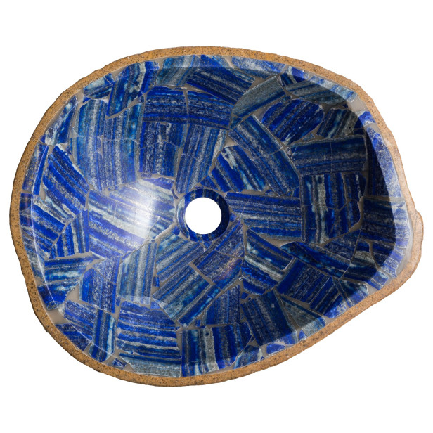 Swerker - Blauer Stein Waschbecken
