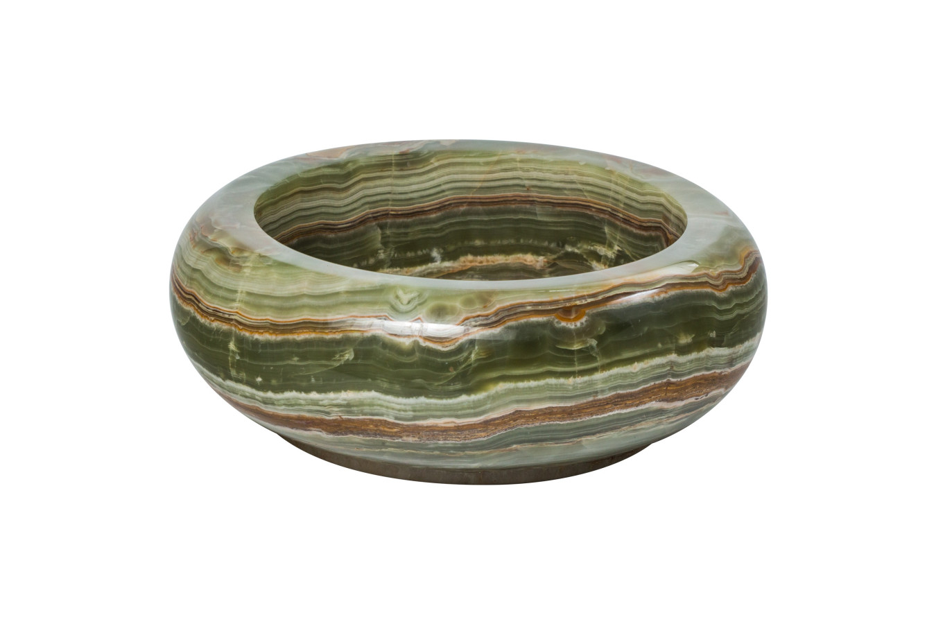 Ulryka - Grünes Onyx Marmor Waschbecken