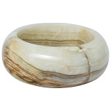 Krystyna - Ovales Onyx Waschbecken