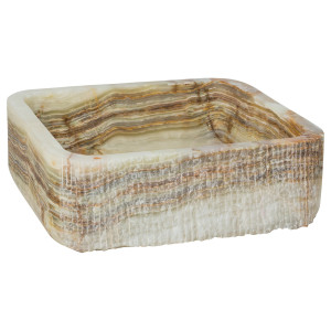 Nanna - Rechteckiges Waschbecken aus Onyx