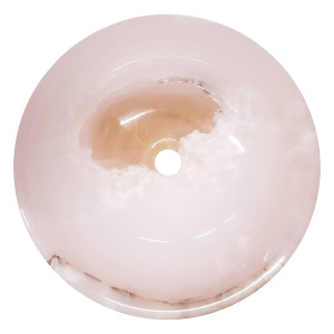 Frigg - Waschbecken aus Onyx in Rosa