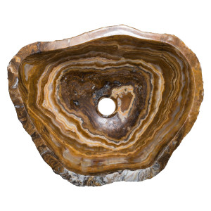Freja - Onyx Aufsatzwaschbecken