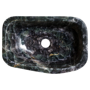 Urdur - Waschbecken aus dunkelem Onyx