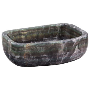 Urdur - Waschbecken aus dunkelem Onyx