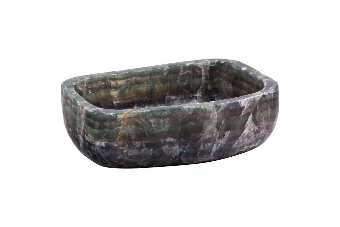 Urdur - Waschbecken aus dunkelem Onyx