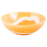 Sybilla - Oranges Waschbecken aus Stein Onyx