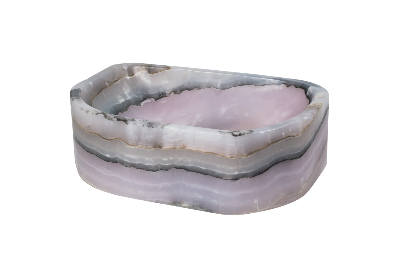 Zofia - Rosa Onyx Waschbecken