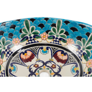 La Reina - Talavera mexikanisches Waschbecken