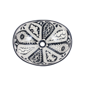 Atalaya - Handbemaltes Talavera Waschbecken