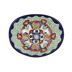 Juanetta - Handbemaltes Talavera Waschbecken