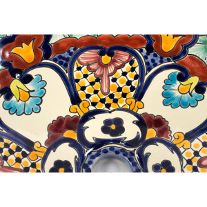 Juanetta - Handbemaltes Talavera Waschbecken