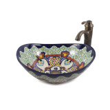 Juanetta - Handbemaltes Talavera Waschbecken