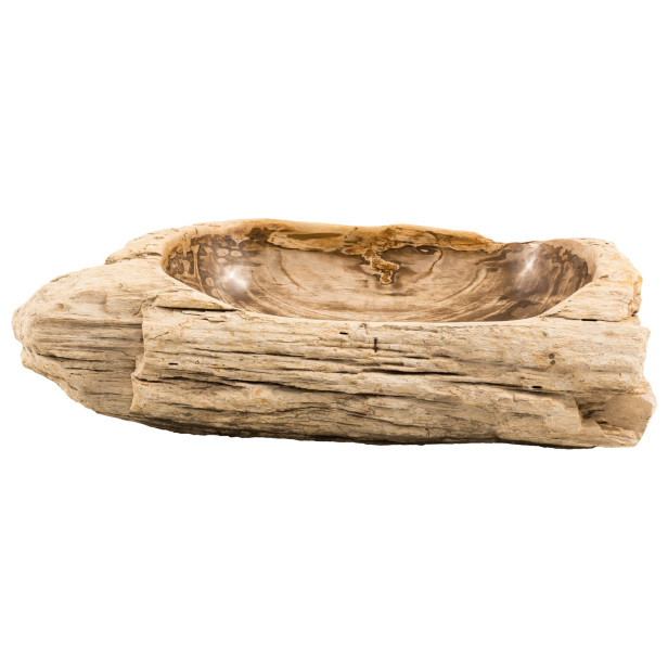 Barbro - Versteinertes Holz Waschbecken