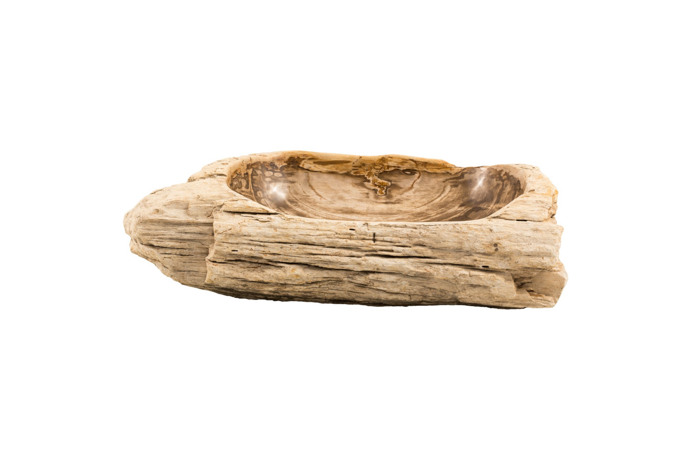 Barbro - Versteinertes Holz Waschbecken