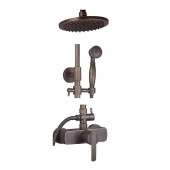 Alessandra - Messing-Retro-Brausebatterie