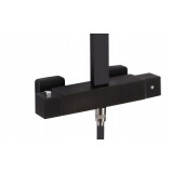 Akali - schwarzer Thermostat-Brausebatterie