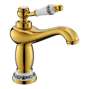 Tito - Gold Armatur mit Dekoration