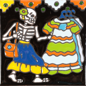 Cliente - Catrina-Serie – Mexikanische Talavera Fliesen