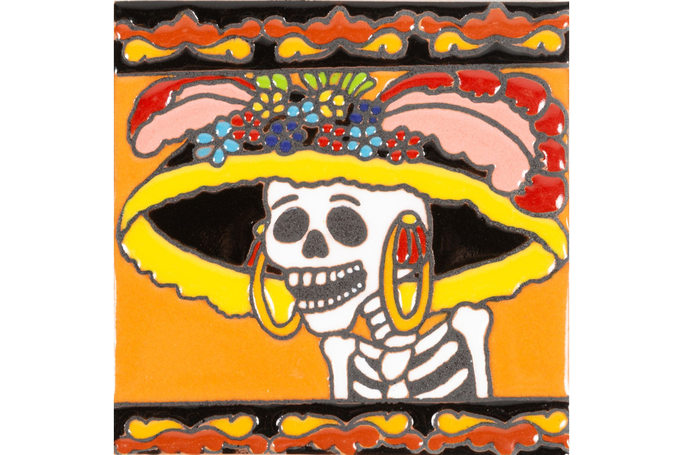 Primera Dama - mexikanische Talavera Fliesen - ein Stück