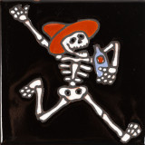 Bebida - Catrina-Serie - mexikanische Talavera Fliesen