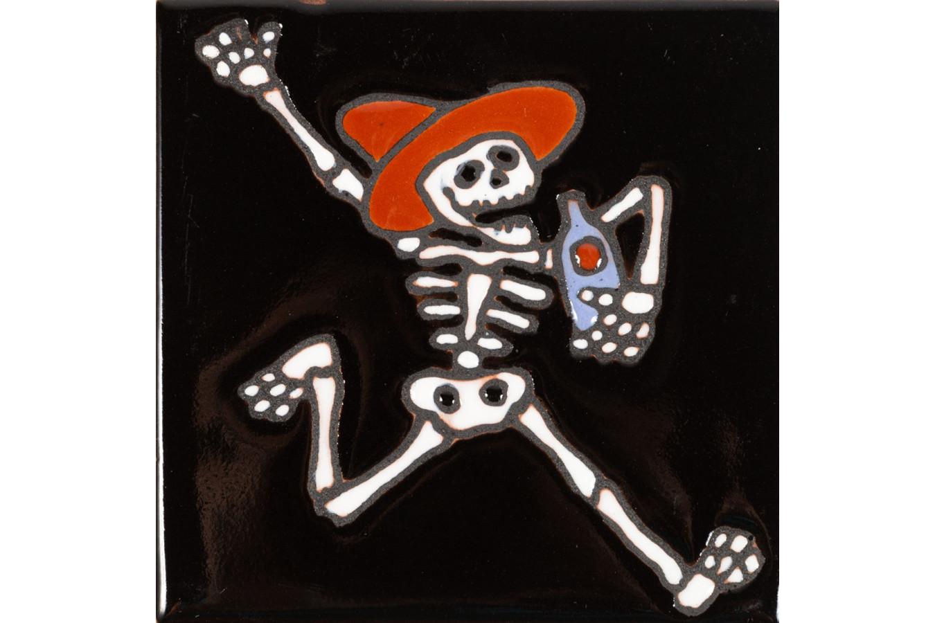 Bebida - Catrina-Serie - mexikanische Talavera Fliesen