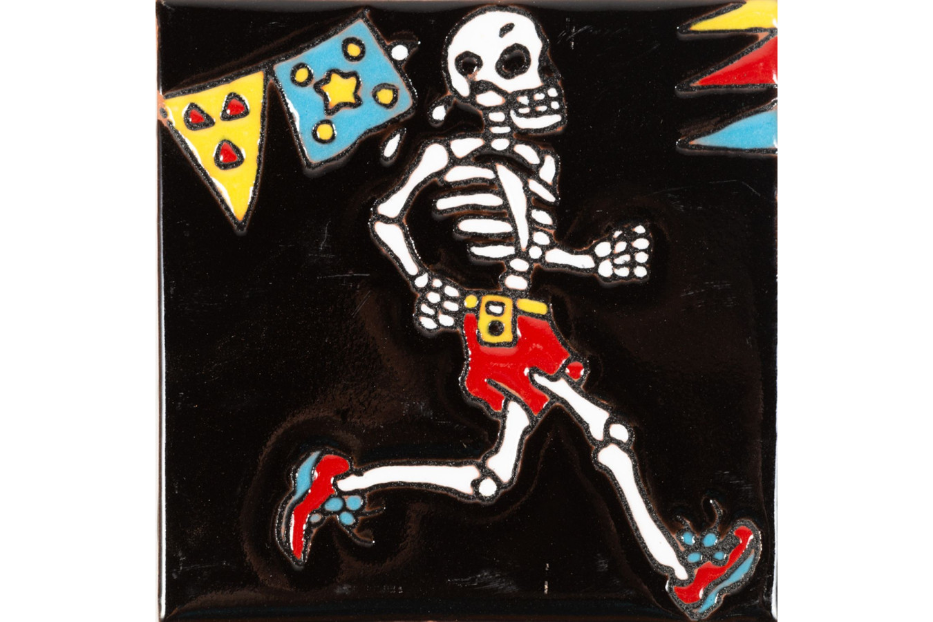 Atleta - Catrina-Serie - mexikanische Talavera Fliesen