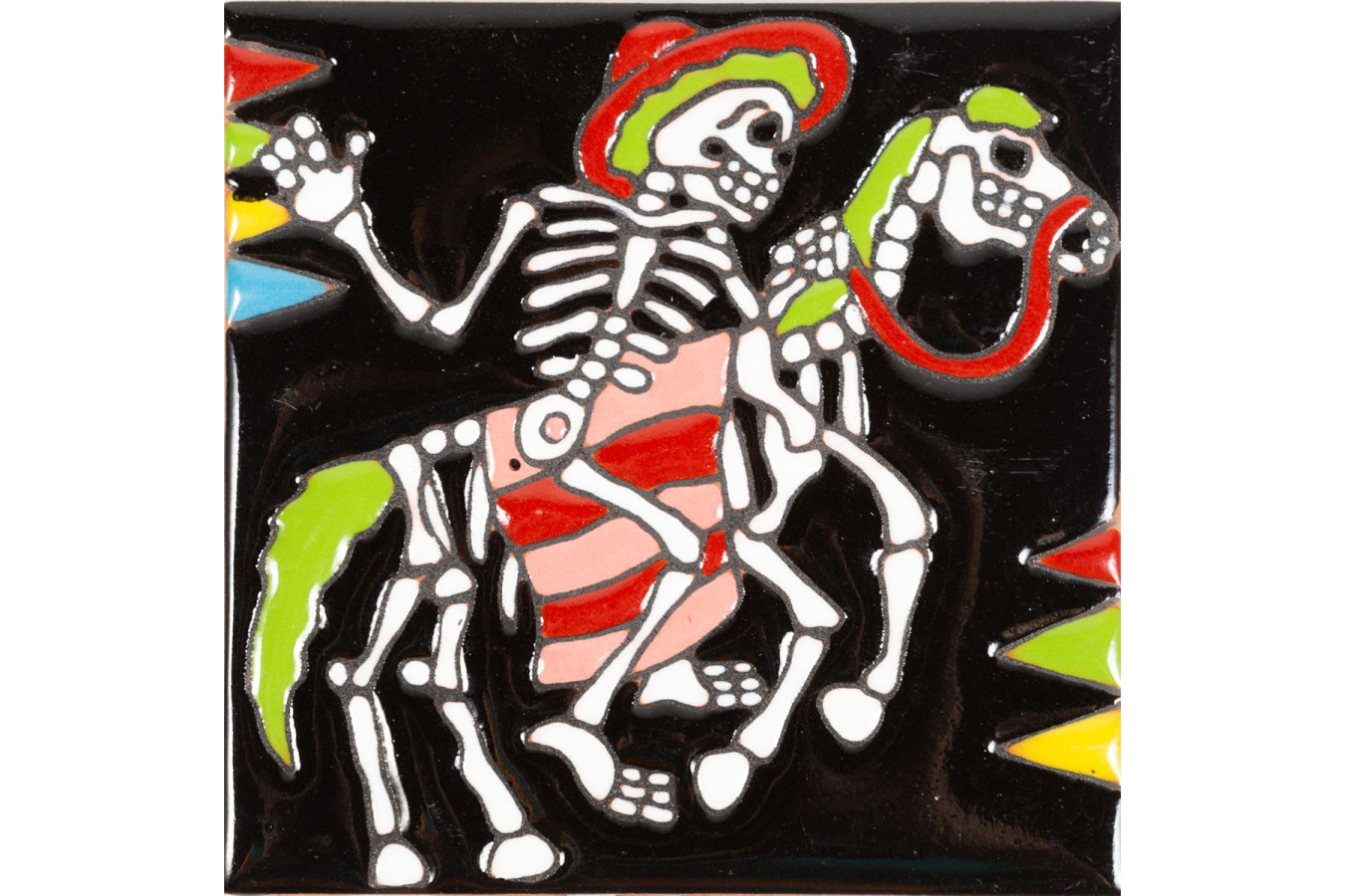 Bandido - Catrina-Serie - Fliesen aus Mexiko - ein Stück