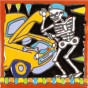 Mecánico - Catrina-Serie - Mexikanische Talavera Fliesen - ein Stück 