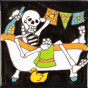 Baño - Catrina-Serie - Mexikanische Talavera Fliesen - ein Stück 