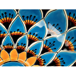 Azura - Türkises mexikanisches Waschbecken