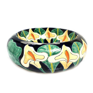 Calia - Dunkelblaues Talavera Keramikwaschbecken