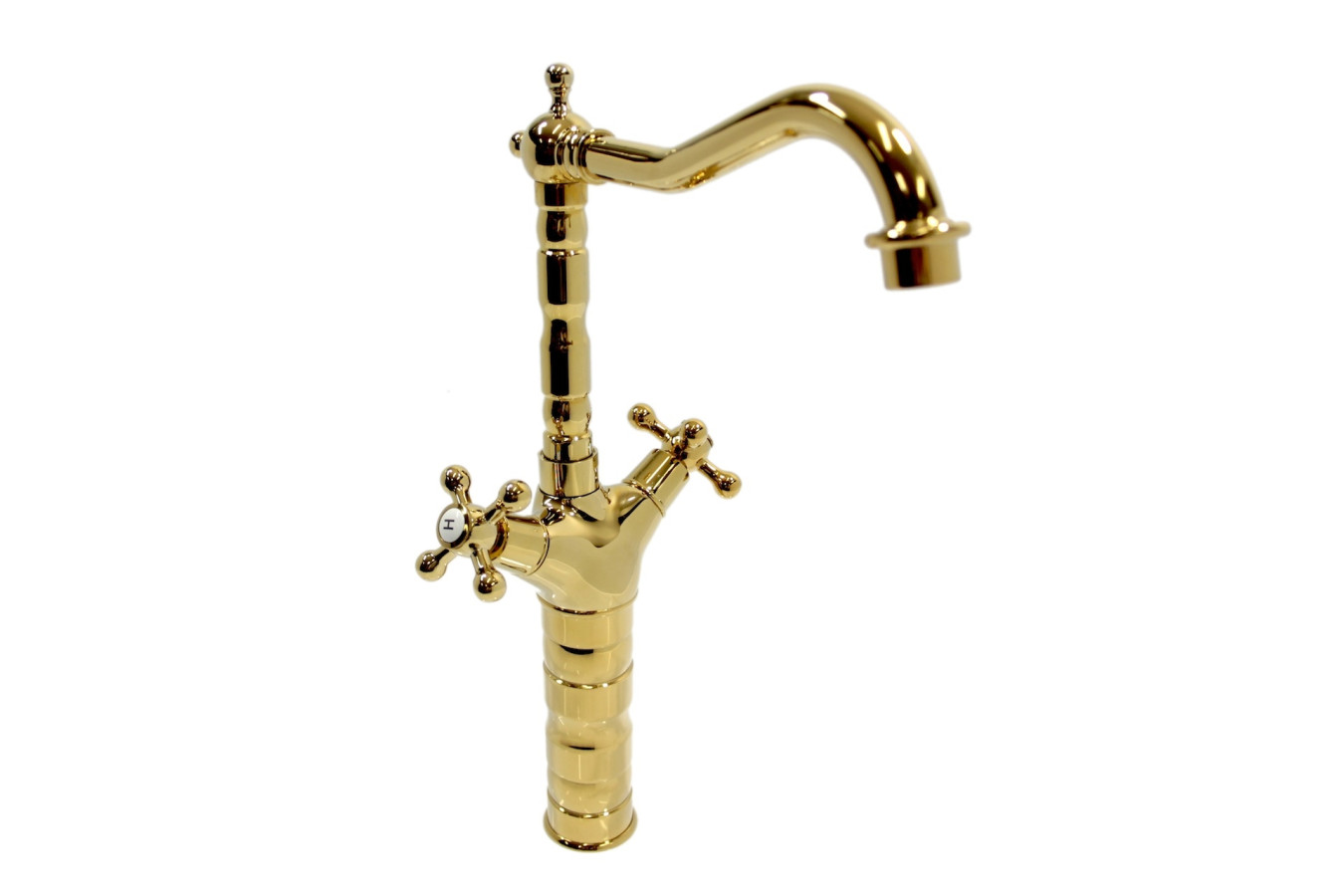 Federico - Hoher Wasserhahn aus Gold