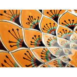 Sofia - Handgemachtes mexikanisches Waschbecken in Orange