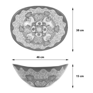 Atalaya - Handbemaltes Talavera Waschbecken
