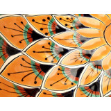 Leya - Oranges großes Handwaschbecken