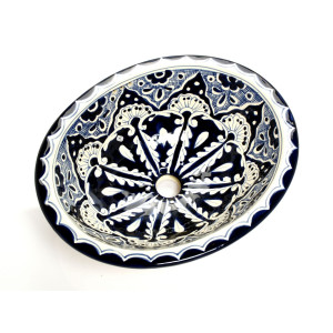 Delfina - Mexikanisches Talavera buntes Waschbecken