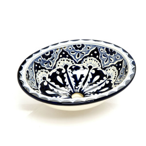 Delfina - Mexikanisches Talavera buntes Waschbecken