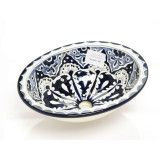 Delfina - Mexikanisches Talavera buntes Waschbecken