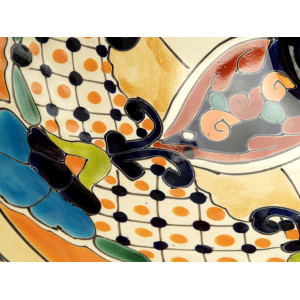 Lucrecia - Mexikanisches Einbauwaschbecken Talavera