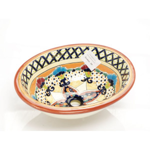 Lucrecia - Mexikanisches Einbauwaschbecken Talavera