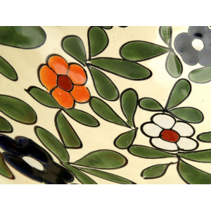 Dona - Mexikanisches Talavera Einbauwaschbecken