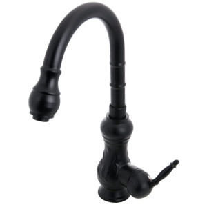 Laur - schwarzer Retro-Wasserhahn