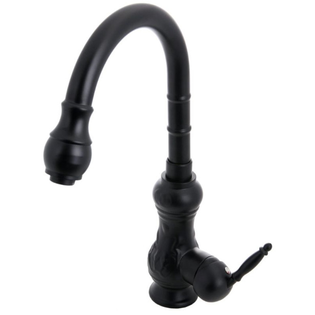 Laur - schwarzer Retro-Wasserhahn