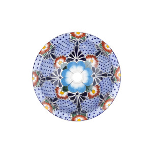 Floresa - Ovales Talavera Einbauwaschbecken